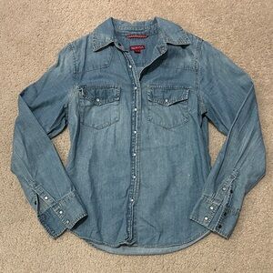 Merona Medium Wash Chambray Shirt